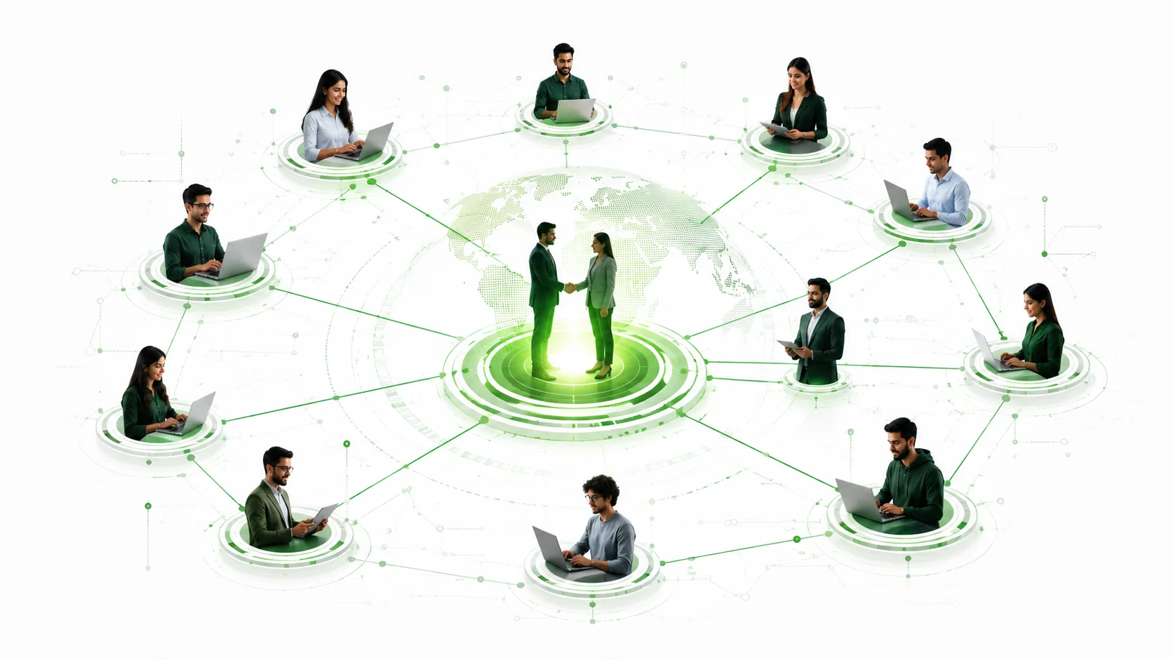 Global network of professionals connected through TechBridge